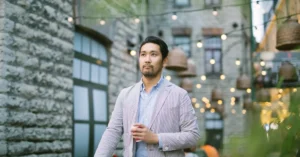 European old town aerial view of popular digital nomad destination